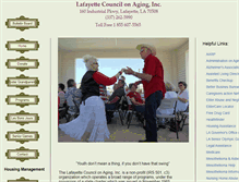 Tablet Screenshot of laf-coa.org